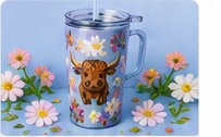 Highland Cow 20oz tumbler
