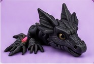 3D printed articulated dragon